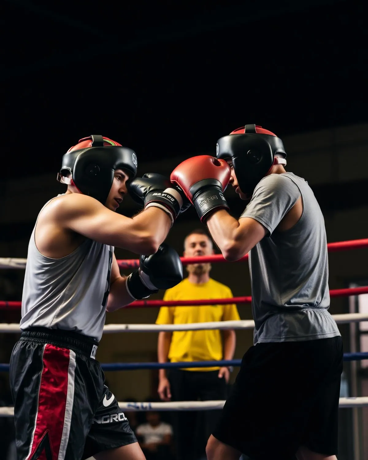 Sparren tijdens een training bij Lion Gym Pijnacker