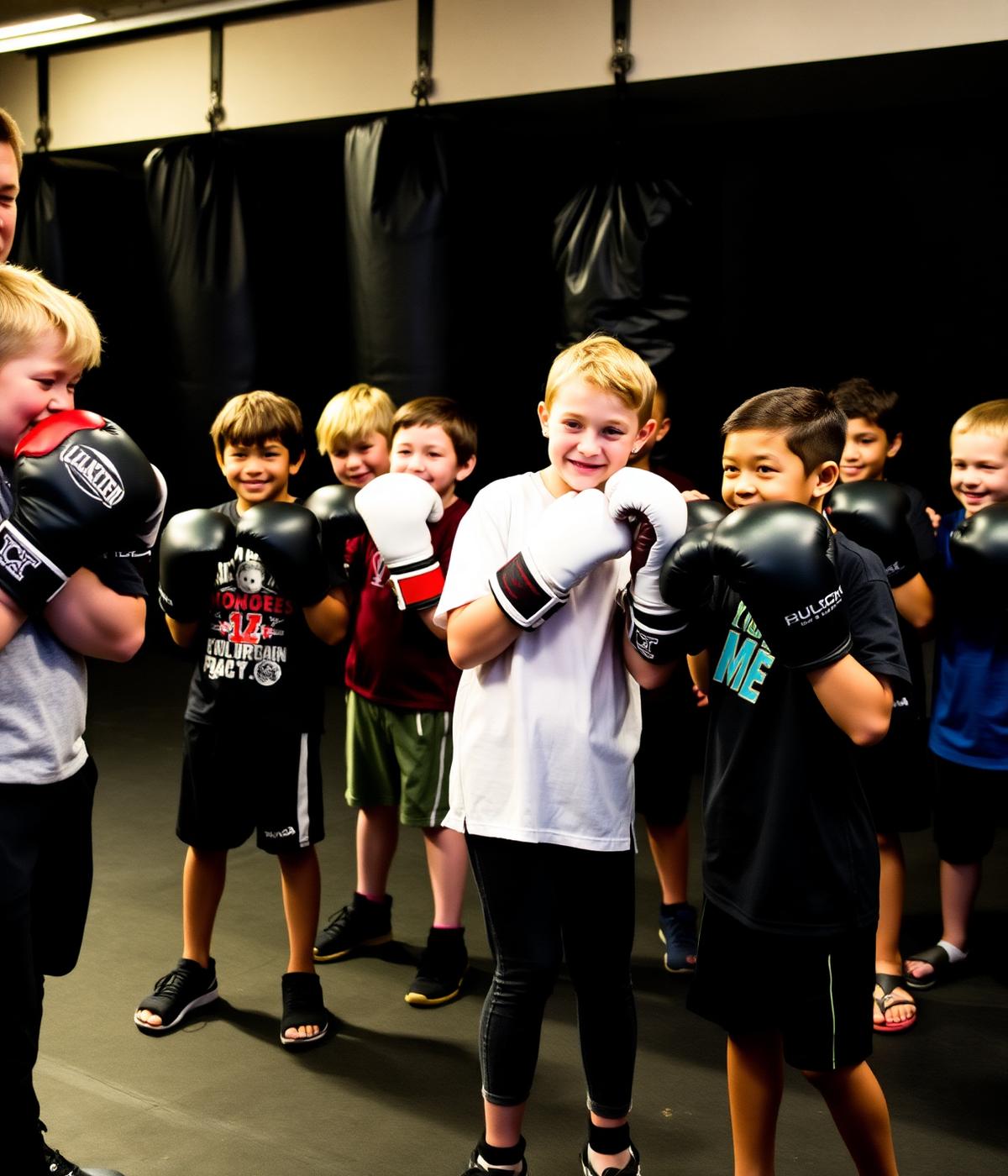 Kinderen tijdens de Kids Lion Club training bij Lion Gym Pijnacker