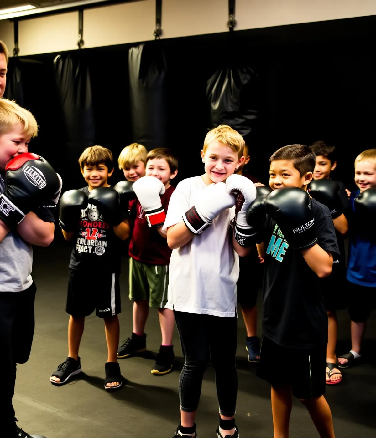 Kinderen tijdens de Kids Lion Club training bij Lion Gym Pijnacker